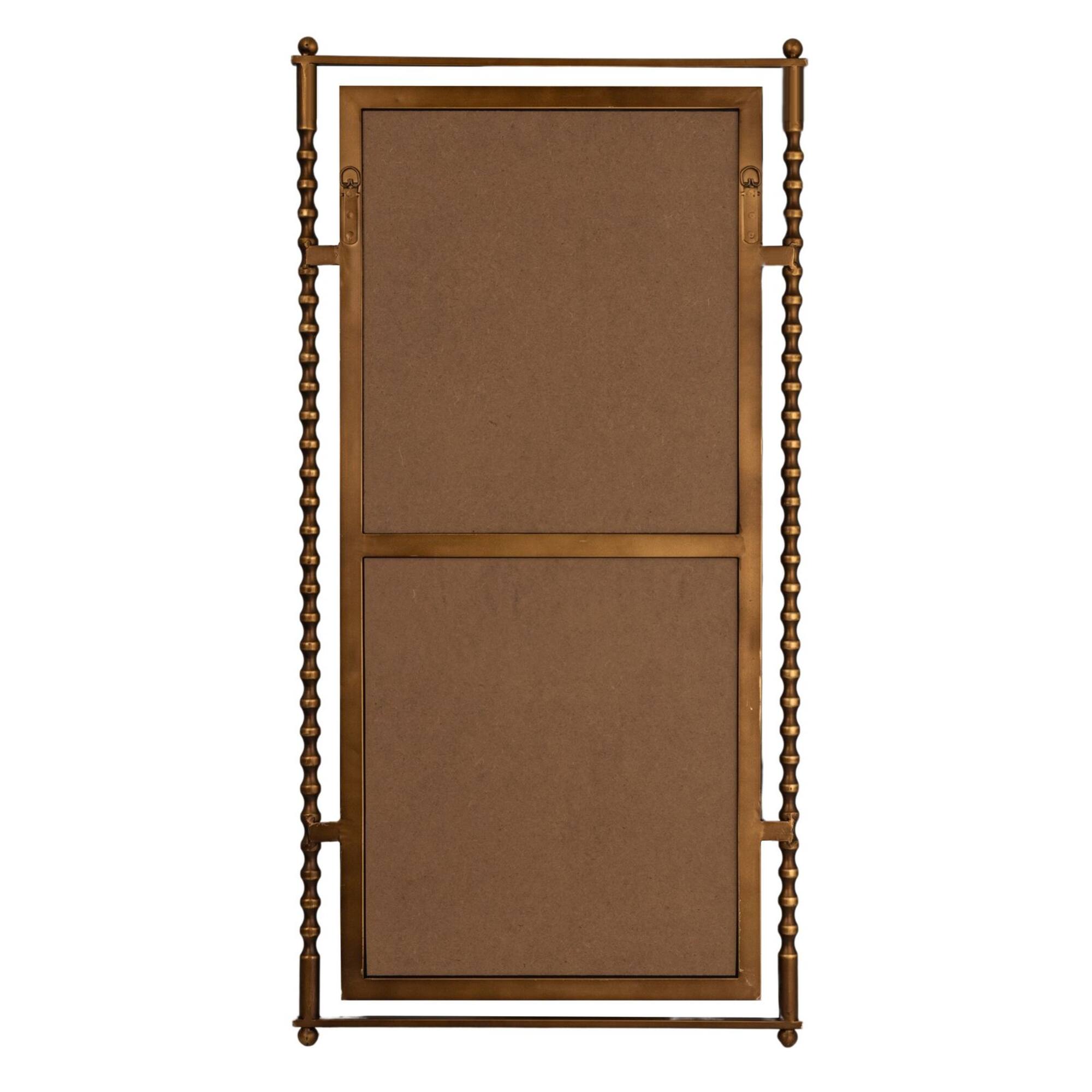 Hello Honey® 24" x 47" Golden Metal Framed Wall Mirror
